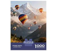 Globo aerostático 1000 piezasRompecabezas De Cartón Globos aerostáticos Paisaje Rompecabezas Adultos Rompecabezas Educativo Rompecabezas Familiar Regalo De Cumpleaños para