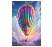 Globo aerostático de 1000 piezas, rompecabezas de madera, rompecabezas moderno de alta calidad, DIY, para adultos y niños a partir de 12 años, (78 x 53 cm)