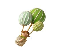 Globo aerostático de dibujos animados y broche de aleación para niña pequeña accesorio para trajes bolsas insignia esmaltada accesorios de ropa accesorios accesorios de dibujos animados globo de