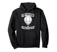 Globo Aerostático Paseo Piloto Aviación - Volar Aeronauta Sudadera con Capucha