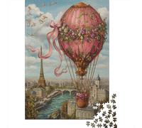 Globo aerostático Puzzle 1000 Piezas, Rompecabezas para Adultos, Rompecabezas Imposable, Rompecabezas, Rompecabezas para Adultos, Rompecabezas 1000pcs (75x50cm)