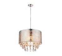 Globo Amy Light, Níquel, 60 W, Plata