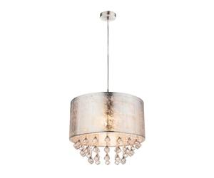 Globo Amy Light, Níquel, 60 W, Plata