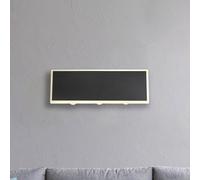 Globo Aplique de pared LED Saidy, ancho 25 cm, negro, metal EC:EPREL:1776202