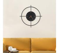 Globo Aplique LED Sussy con reloj, negro, Ø 50 cm True