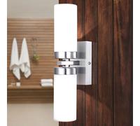 Globo Aplique Space, níquel, 2 luces, IP44 True