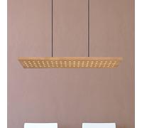 Globo Colgante LED Dolores, negro mate/marrón claro