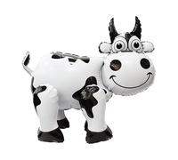 Globo con forma de vaca, 4D globos de cumpleaños de vaca, globo de animales, papel de aluminio gigante animal, globos para niños decoraciones