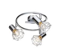 Globo Daiva - Lámpara de techo de tres llamas