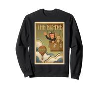 Globo de Aire Caliente Vintage Lindo Monkey Punch Baby The Brave Sudadera