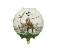 Globo de aire de dinosaurio pastilla Jurassic World 35 x 35 cm, globo para helio o aire, globos para fiestas de cumpleaños infantiles, globos de aluminio para decoración de cumpleaños