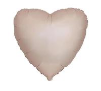 Globo de aluminio 46 cm corazón mate Starlight Gold