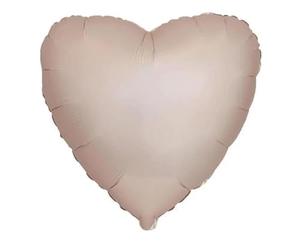 Globo de aluminio 46 cm corazón mate Starlight Gold