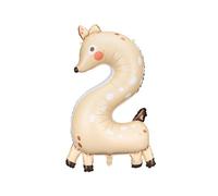 PARTYDECO Globo de Aluminio Cervatillo número 2