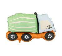 Globo de aluminio mezclador de hormigón, mezcladora de hormigón, mezcladora de hormigón, decoración para cumpleaños infantiles, vehículos de cumpleaños