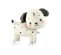 Globo de aluminio "perro sobre ruedas", 70 x 59 cm (para llenar con aire)