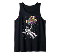 Globo de Astronauta para concienciación sobre el Autismo, Pieza de Rompecabezas para niños Camiseta sin Mangas