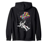 Globo de Astronauta para concienciación sobre el Autismo, Pieza de Rompecabezas para niños Sudadera con Capucha
