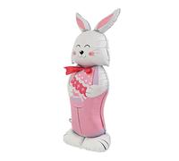 Globo de conejo de Pascua - A prueba de fugas, reutilizable, decoración de conejo, gigante decoración de de pie, pantalla de vacaciones de primavera, globo festivo dulce | Globos gigantes de