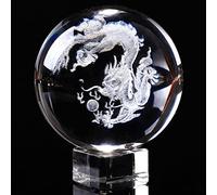 Globo de cristal del sistema solar de 80 mm, modelo de planeta en miniatura 3D, adorno de decoración del hogar, color caqui oscuro, regalo único perfecto para los amantes de la astronomía y