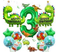 Globo de dinosaurio, 17 Piezas Globos de Cumpleaños Dinosaurios, Globos de Papel de Dinosaurio, 3D Globos de Dinosaurio, Decoracion Cumpleaños Dinosaurios, Globos para Fiestas de Cumpleaños (3)