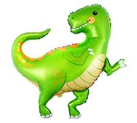 Globo de dinosaurio Baby Dino verde, decoración de fiesta, 88 cm, hinchable de Mylar