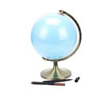 Globo de Firmas Comunión Niño y Niña, Globo Terráqueo Dedicatorias Mensajes, Recuerdo Primera Comunión, Decoración invitados, Detalles comunión,Regalantes (Niño Azul)