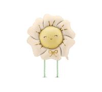 PartyDeco Globo de aluminio Airwalker "Flor" 104 x 104 cm Beige claro