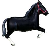 Globo de la hoja de caballo negro Supershape [Toy]