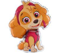 Globo de lámina Skye Patrulla Canina, 80 cm, globos de helio, globos de regalo, globo, ferrocarril, Kirmes Rummel