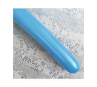 Globo de látex grueso azul claro con tiras mágicas de 360 grados, ideal para fiestas de cumpleaños,