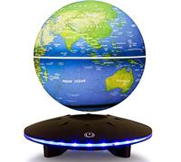 Globo de levitación Bolas de levitación magnética Rotación automática Cambio multicolor LED Mapa del mundo flotante para habitación Escritorio de oficina Luces nocturnas Regalo educativo para niños