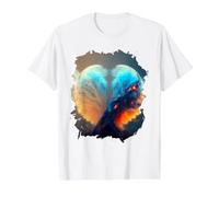 Globo de Nieve del Espacio Exterior el símbolo del Infinito Camiseta gráfica económica, Hombre, Blanco, S