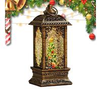 Globo de Nieve Luminoso navideño, para Las Fiestas de Invierno | Farol de Globo de Nieve navideño con Purpurina Decorativa - para Debajo del árbol, Comedor, salón, Dormitorio, alféizar