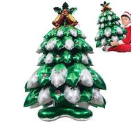 Globo De Papá Noel - Globos De Navidad | Globo Gigante De 49" De Santa Autoportante, Decoración para Fiestas Navideñas Y Cumpleaños