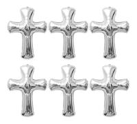 Globo De Papel De Aluminio Con Forma De Cruz, Globo Gigante De Bautismo Conmemorativo "dios Te Bendiga", Globo Religioso De Papel De Aluminio Para Fiestas De Comunión Y Bautismo, Decoraciones Para