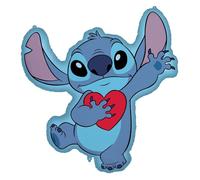 Procos Globo de papel de aluminio LILO & STITCH decoración para cumpleaños 75 x 86 cm aire y helio