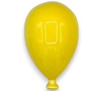Globo de Pared en Fina cerámica siciliana tamaños (1 ud.) - Amarillo, h 13 cm