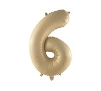 Globo de película digital de aluminio de 32 pulgadas, globo mediano, decoración de caramelo número 6