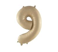 Globo de película digital de aluminio de 32 pulgadas, globo mediano, decoración de caramelo número 9