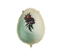 Globo de plástico Jurassic World con diseño de huevo de dinosaurio, 64 x 48 cm, globo de dinosaurio con aire o helio, globos para cumpleaños infantiles, fiesta de dinosaurios, globos de aluminio para