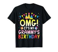 Globo de Regalo OMG It's My Grammy's Birthday Happy Mom Nana Camiseta