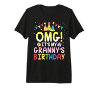 Globo de Regalo OMG It's My Granny's Birthday Happy Mama Mom Camiseta Premium