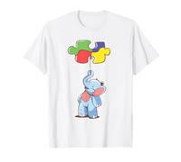 Globo de rompecabezas de elefante Camiseta