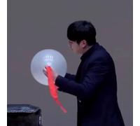 Globo de seda dentro y fuera, trucos de magia, penetración visual, apariencia de seda mágica, desaparece, ilusiones, trucos, mago, mentalismo, accesorios