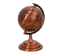 Globo del mundo antiguo - Decoración de globo geográfico, decoraciones | Aleación antigua de la decoración, de globo de aleación de zinc, decoración moderna de escritorio para estantería del