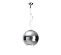 Globo Di Luce Lámpara Colgante Grande Cromo
