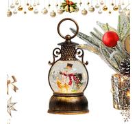 Globo di Neve Babbo Natale Con Luce e Timer Automatico 6 Ore - Natalizia Musicale Decorativa | Ideal para Casa, Davanzale, Soggiorno o Camera, Regalo Elegante per Adolescenti e Famiglia