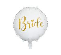 Globo dorado de la hoja de la novia, decoración de la despedida de soltera, accesorios de la novia de oro para ser, globo de la despedida de soltera de oro