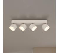 Globo Downlight LED Rae, color arena, metal, 4 luces, 46 cm EC:EPREL:2410754